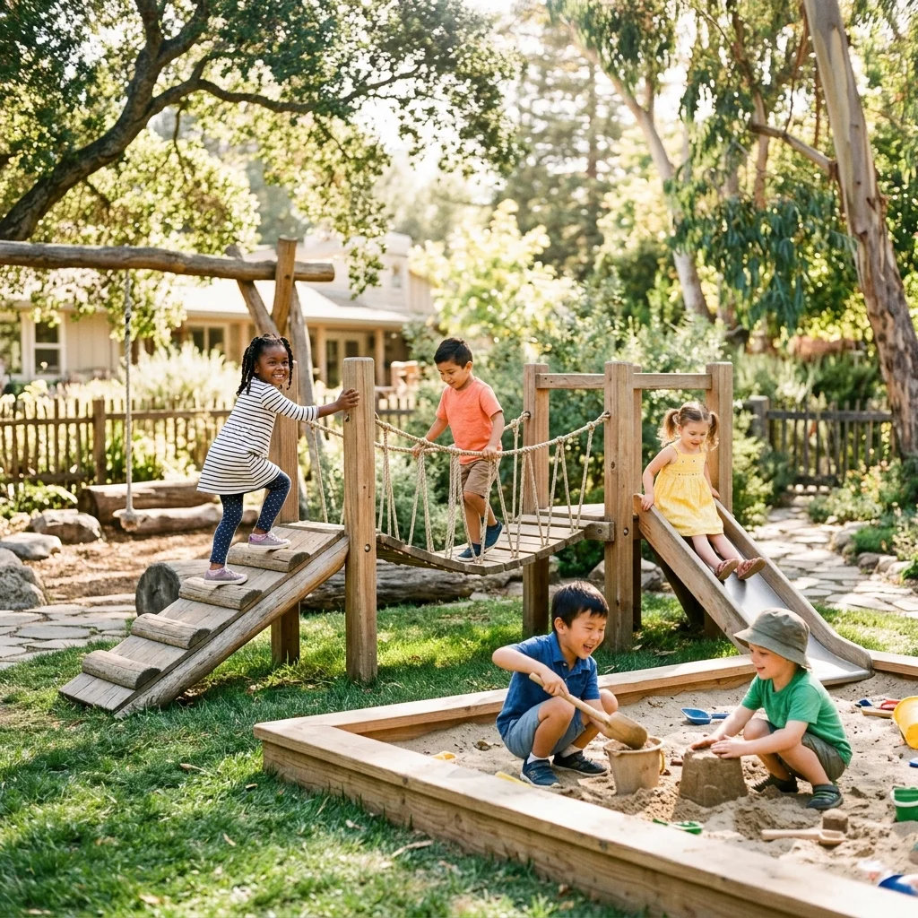 Montessori Academy Culver City &mdash; newly renovated 2026 outdoor playground