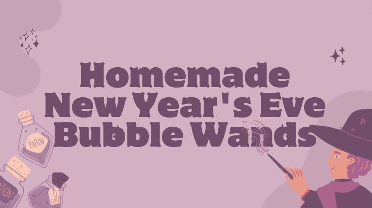 New Year's Eve Bubble Wands