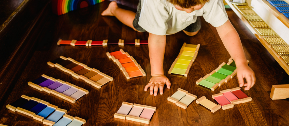 montessori color tablets