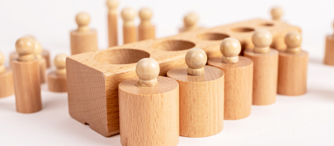 montessori knobbed cylinders