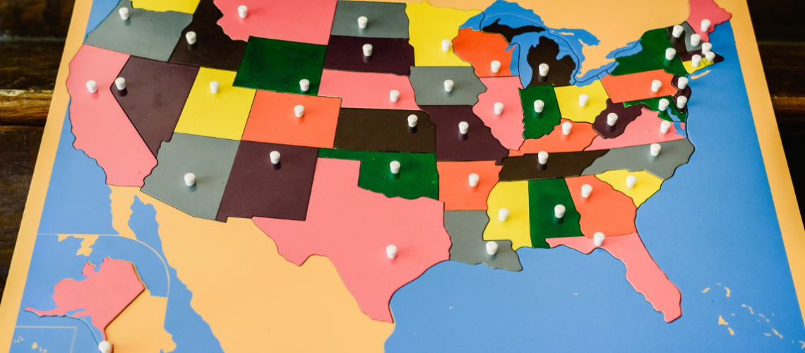 montessori puzzle maps